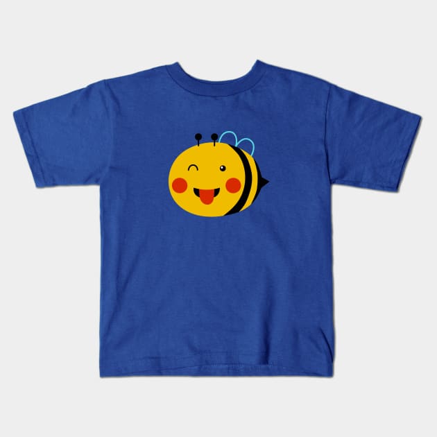 Beemoji playful Kids T-Shirt by JoanaJuheLaju1